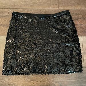 Express Sequin Mini Skirt